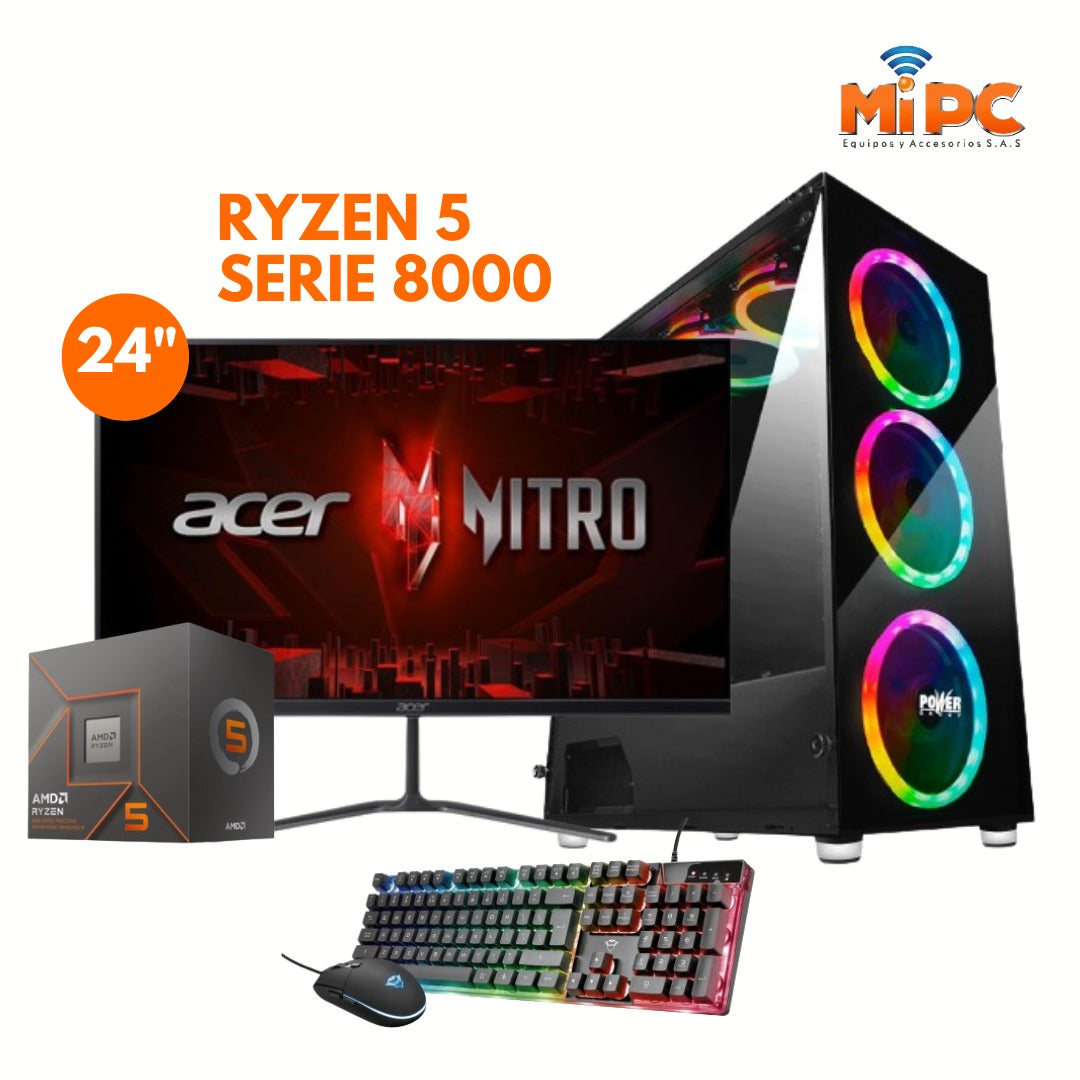 Computador Ryzen 8500g - Acer 24 180hz