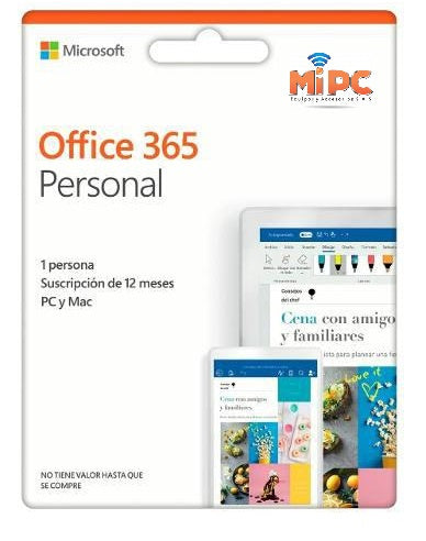 Licencia Microsoft Office 365 Personal ?