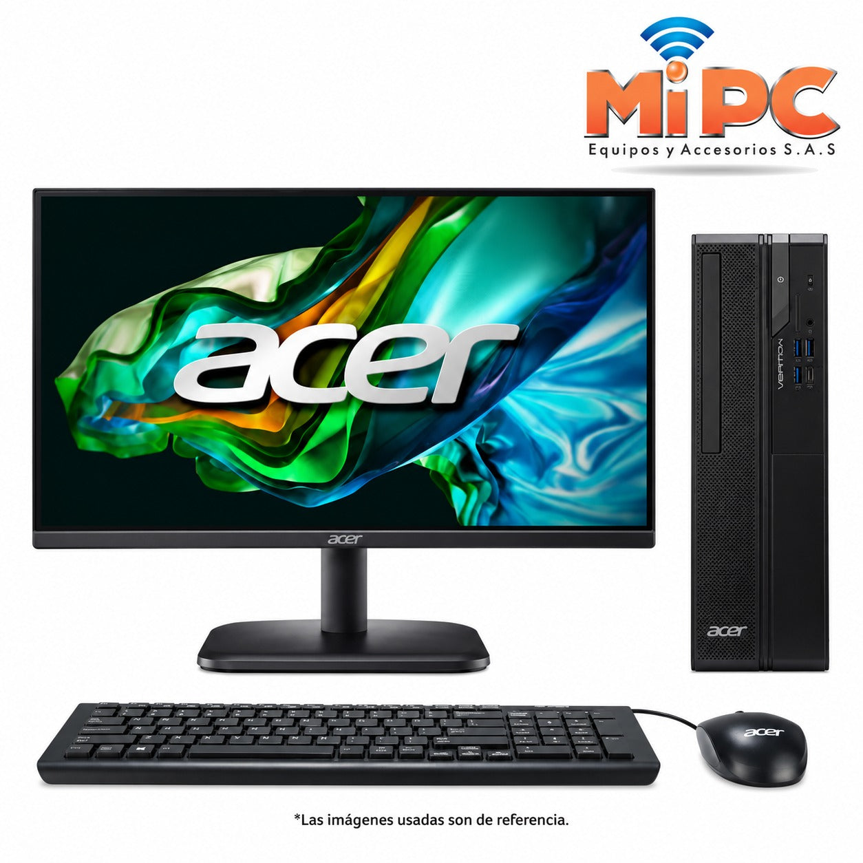 Computador Acer Veriton 2000 Core i5-12400 | 16GB DDR5 + SSD 512GB + Monitor 23.8"
