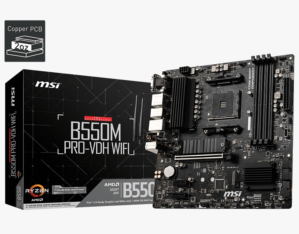 Board MSI PRO B550M Wifi