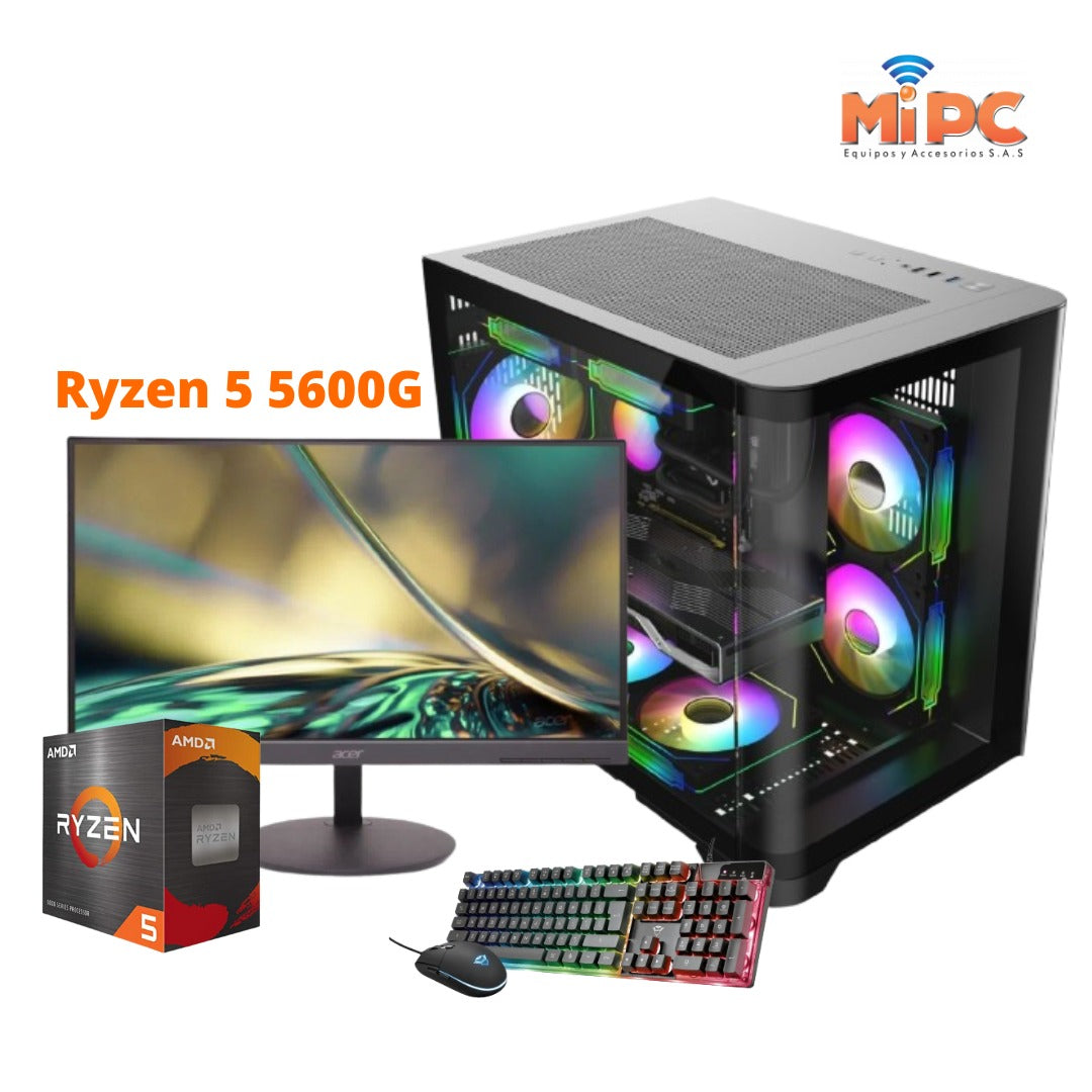 PC Gamer Combo Ryzen 5 5600G + Monitor 22” – Edición Limitada $2.250.000