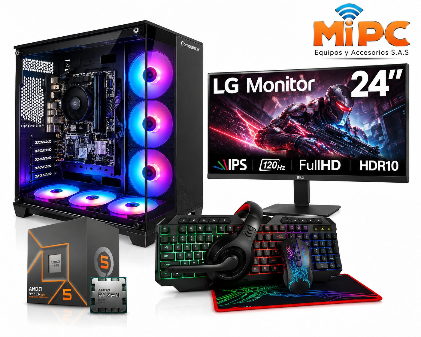 Combo Compumax Ryzen 5 8500G