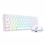 Combo Redragon Teclado y Mouse Essentials S143W Blanco