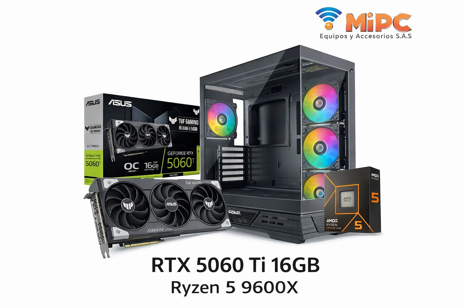 Combo Ryzen 5 9600X 5060 ti 16