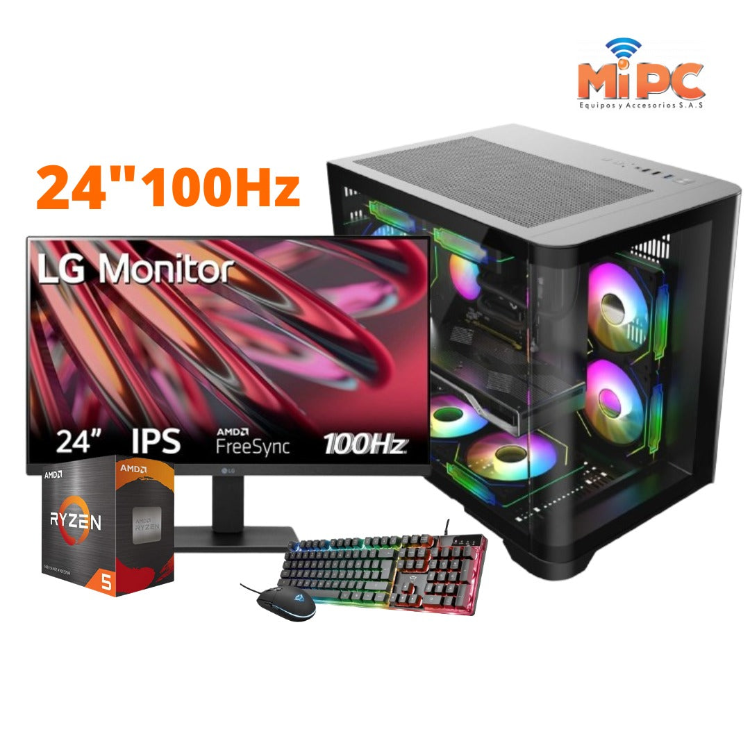 Combo Ryzen 5 5600g con LG 24