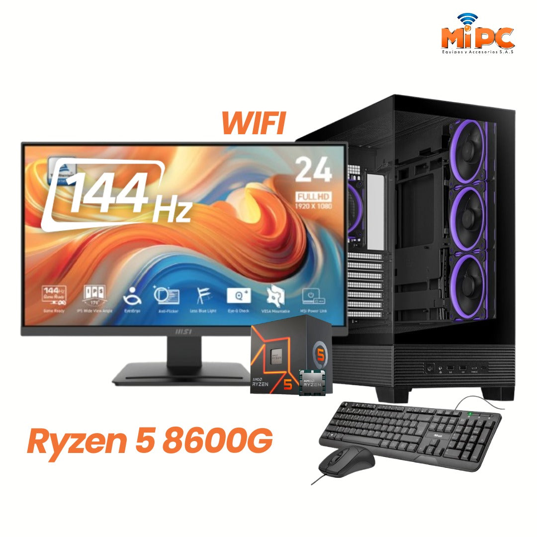 Combo Ryzen 5 8600G Chasis Asus