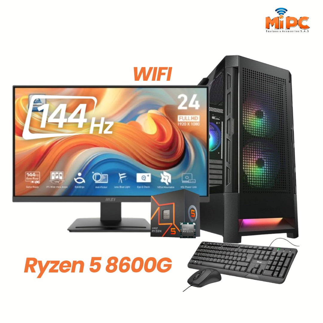 Combo Ryzen 5 8600G Chasis Cougar