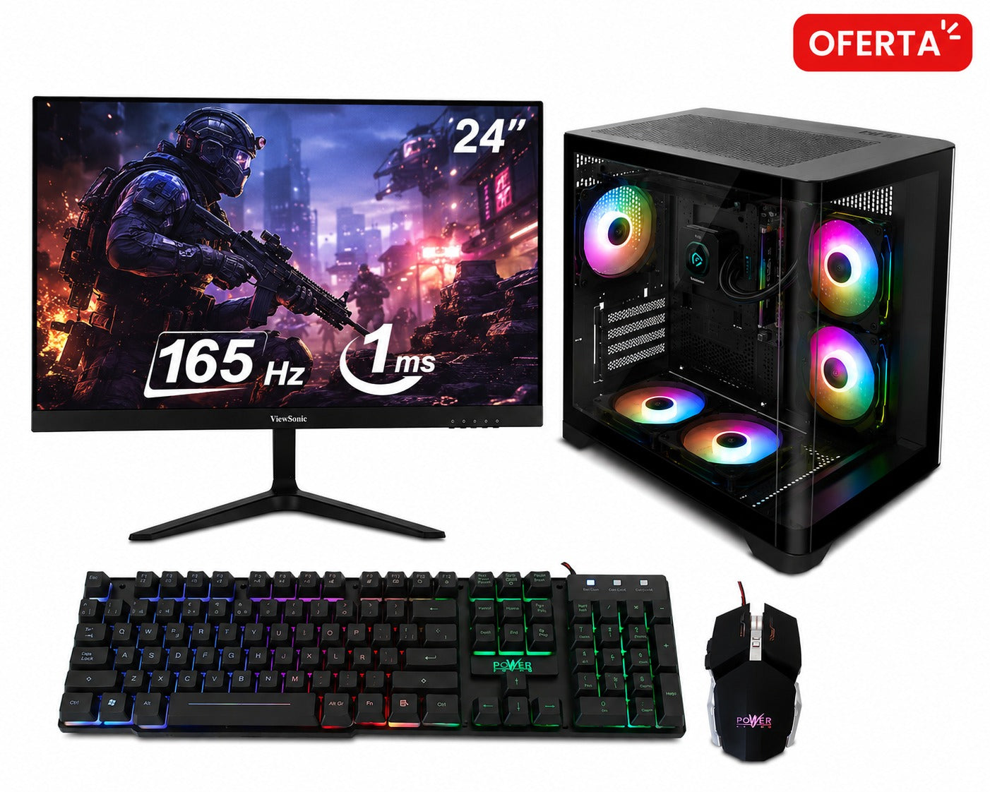 Combo Ryzen 7_5700G y Monitor 165 Hz