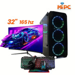 OFERTA 🔥Computador Ryzen 7 5700G / Solido 512 - 1 Tb / Fuente Real 500w / Monitor 32" 165 Hz
