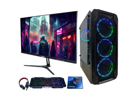 OFERTA 🔥Computador Ryzen 7 5700G / Solido 512 - 1 Tb / Fuente Real 700w / Monitor 24 120 Hz