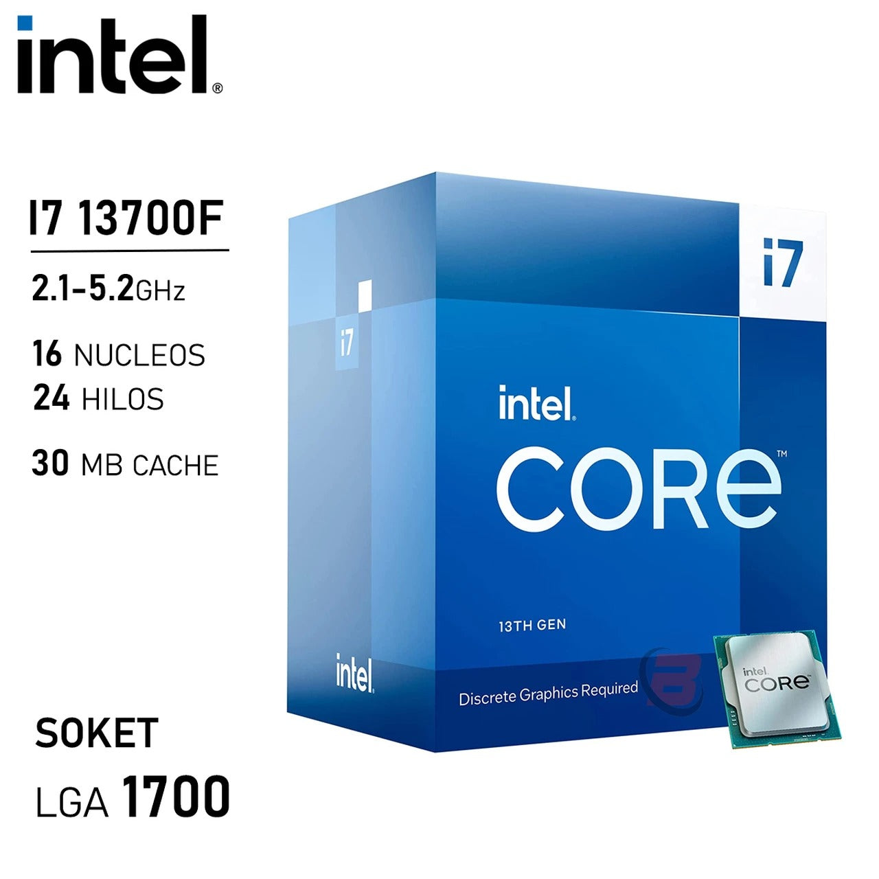 Procesador Intel Core i7 13700f