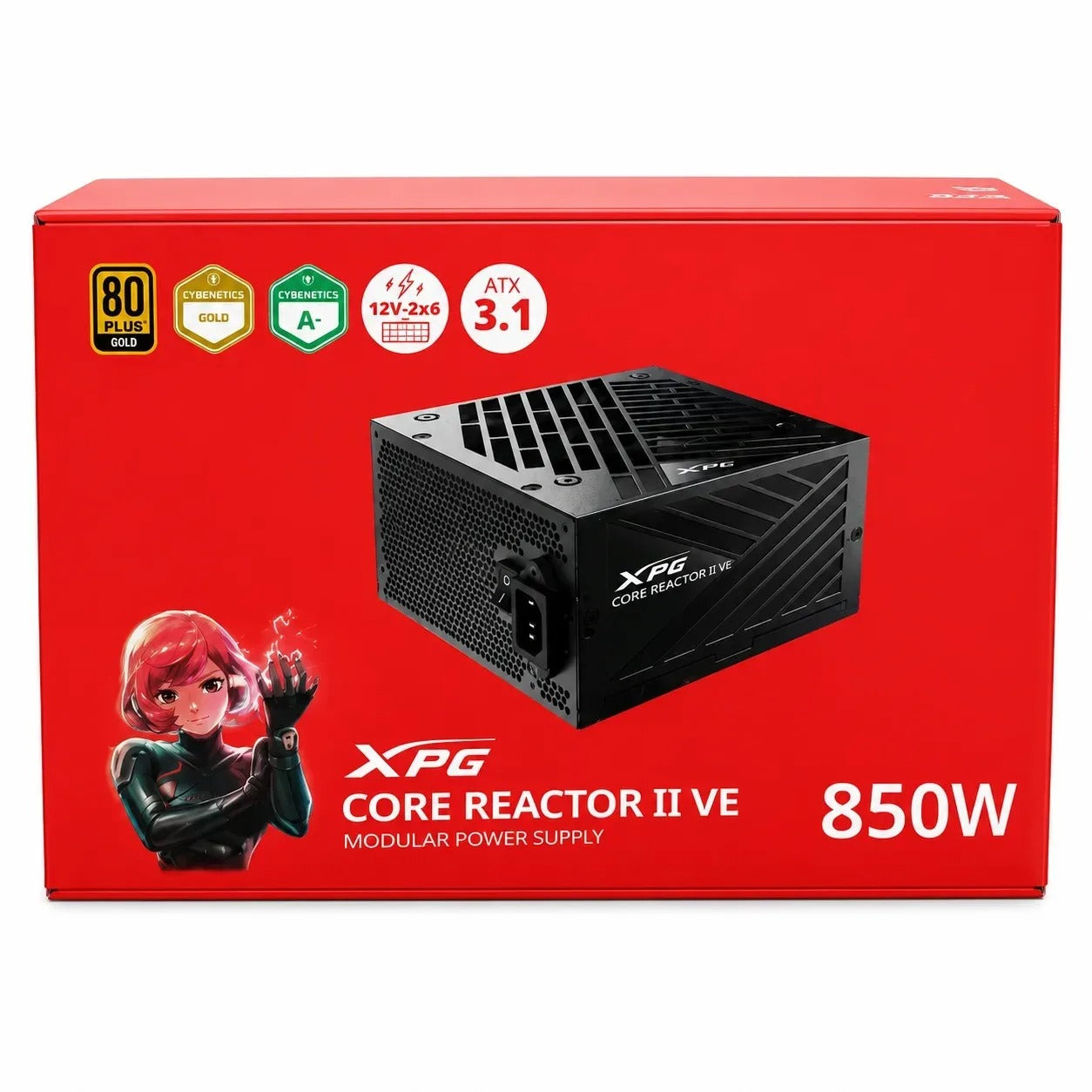 Fuente de Poder XPG Core Reactor II VE 850W 80 Gold 3.1 Full Modular