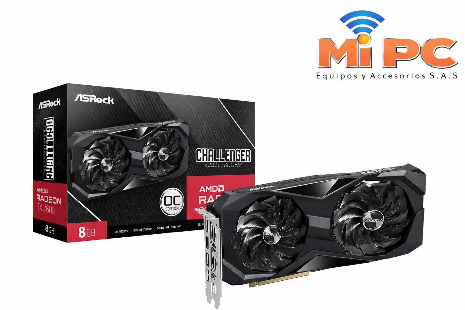 Grafcia AMD Radeon RX7600 8Gb Asrock Challenger