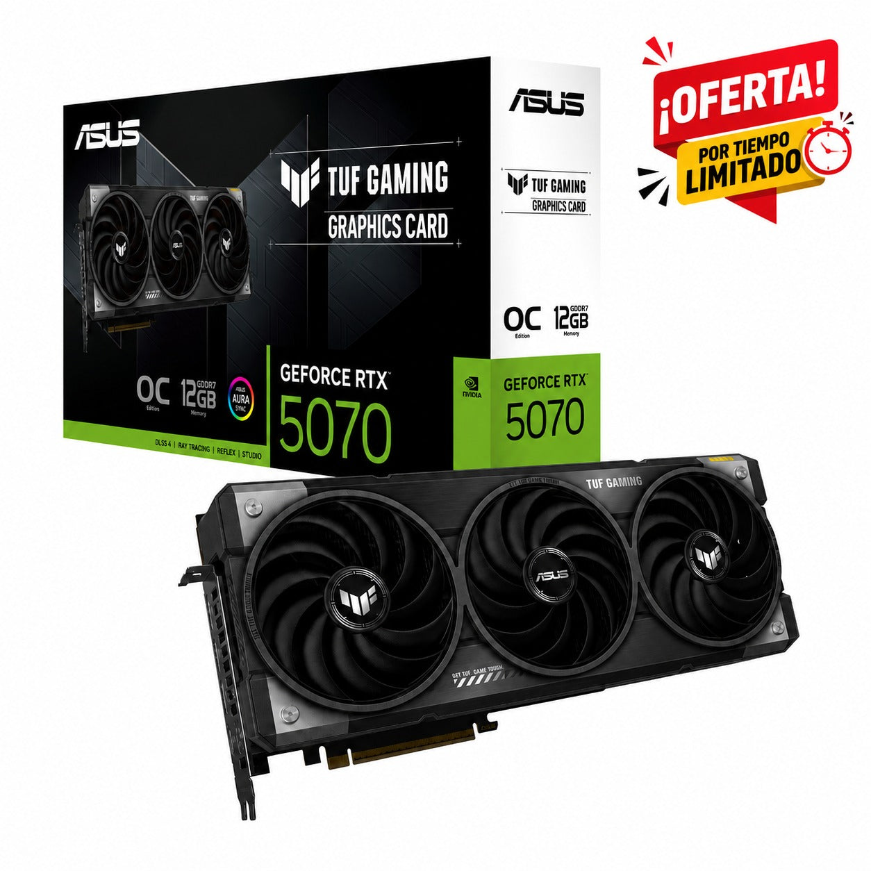 ASUS TUF Gaming GeForce RTX™ 5070 12GB GDDR7 OC Edition