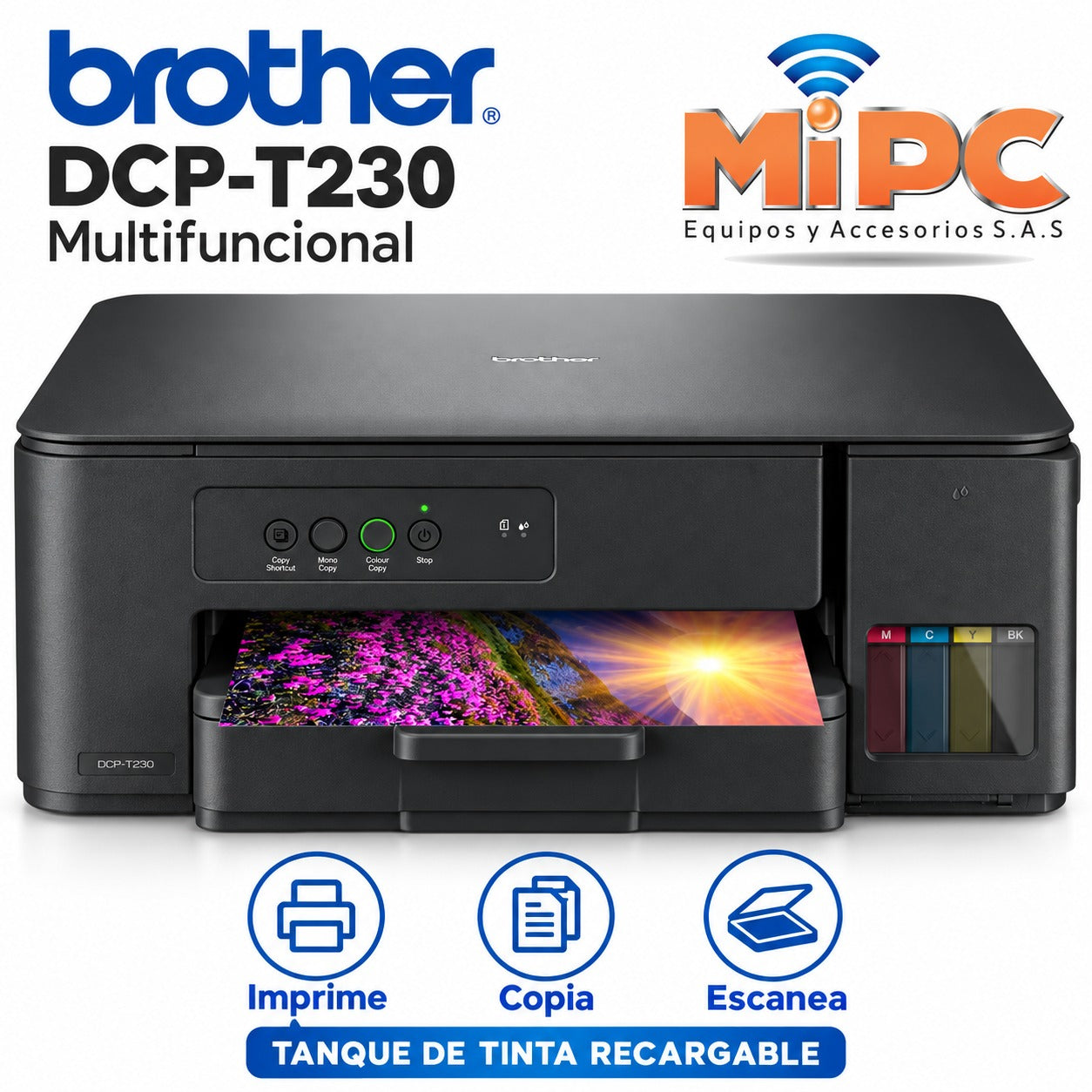 Impresora Brother DCP-T230 Multifuncional