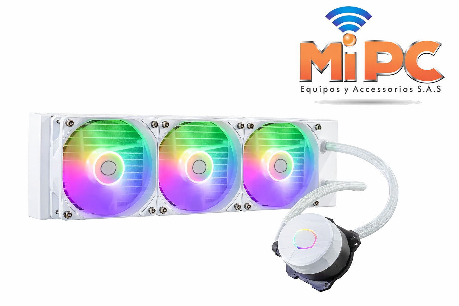 Liquida 360 Cooler master blanca