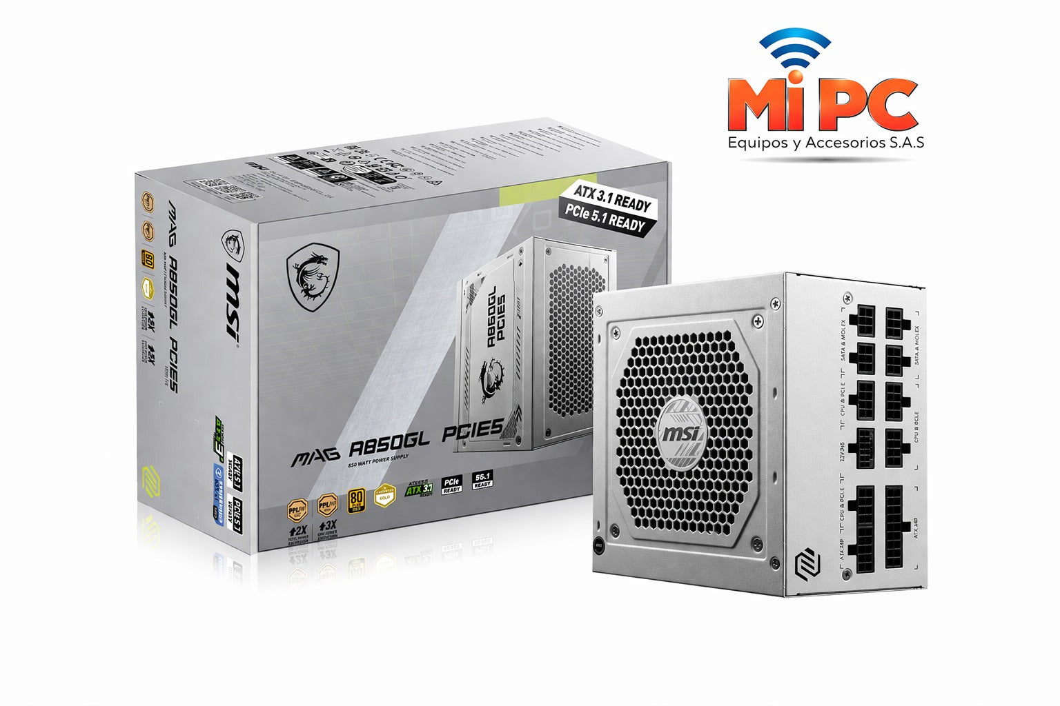 MSI MAG A850GL 850w Gold Full Modular