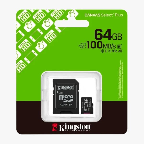 Micro SD Kingston Canvas Select Plus 64GB