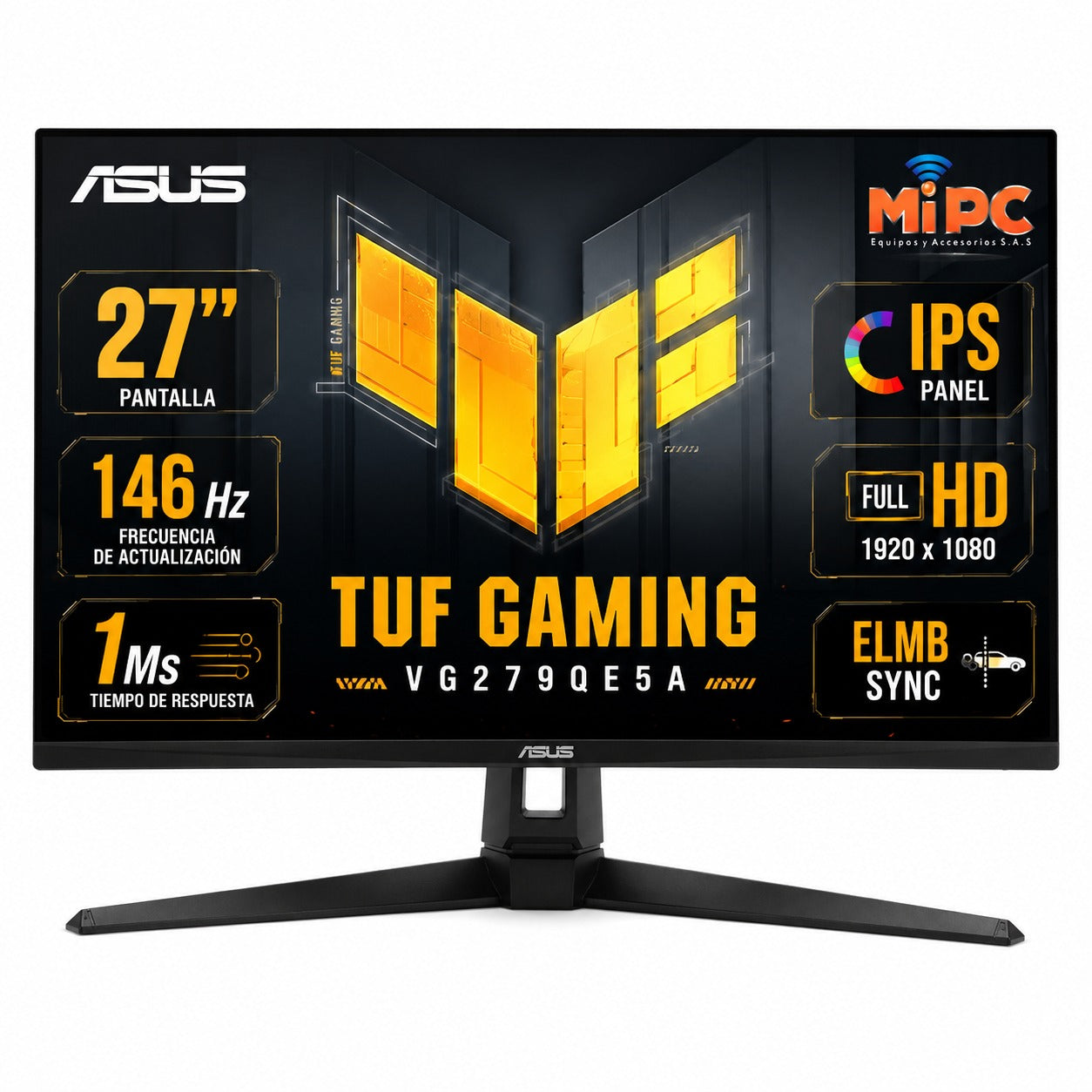 Monitor Asus de 27 146hz VG279QE5A