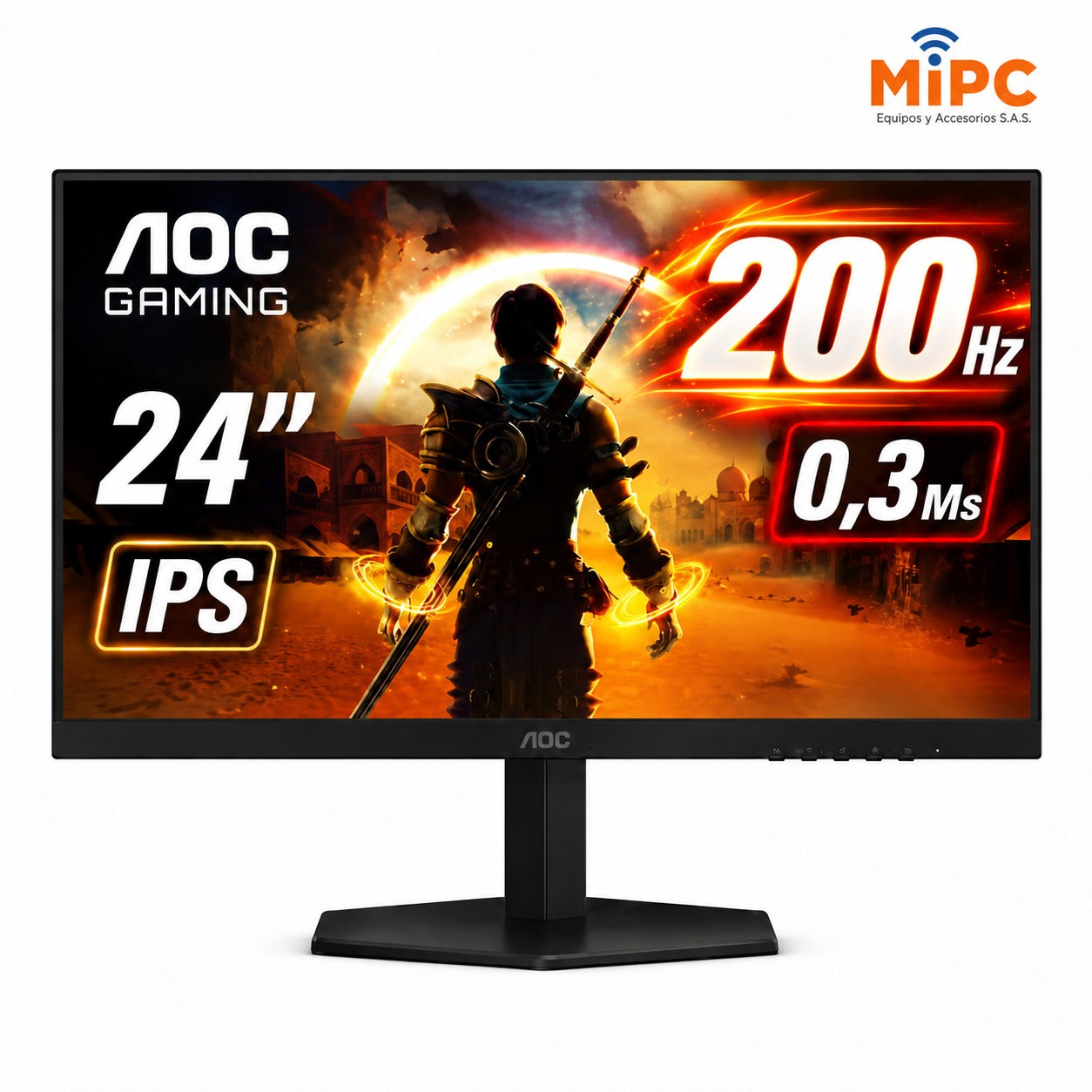Monitor AOC Gamer DE 24 24G42HE 200 hz