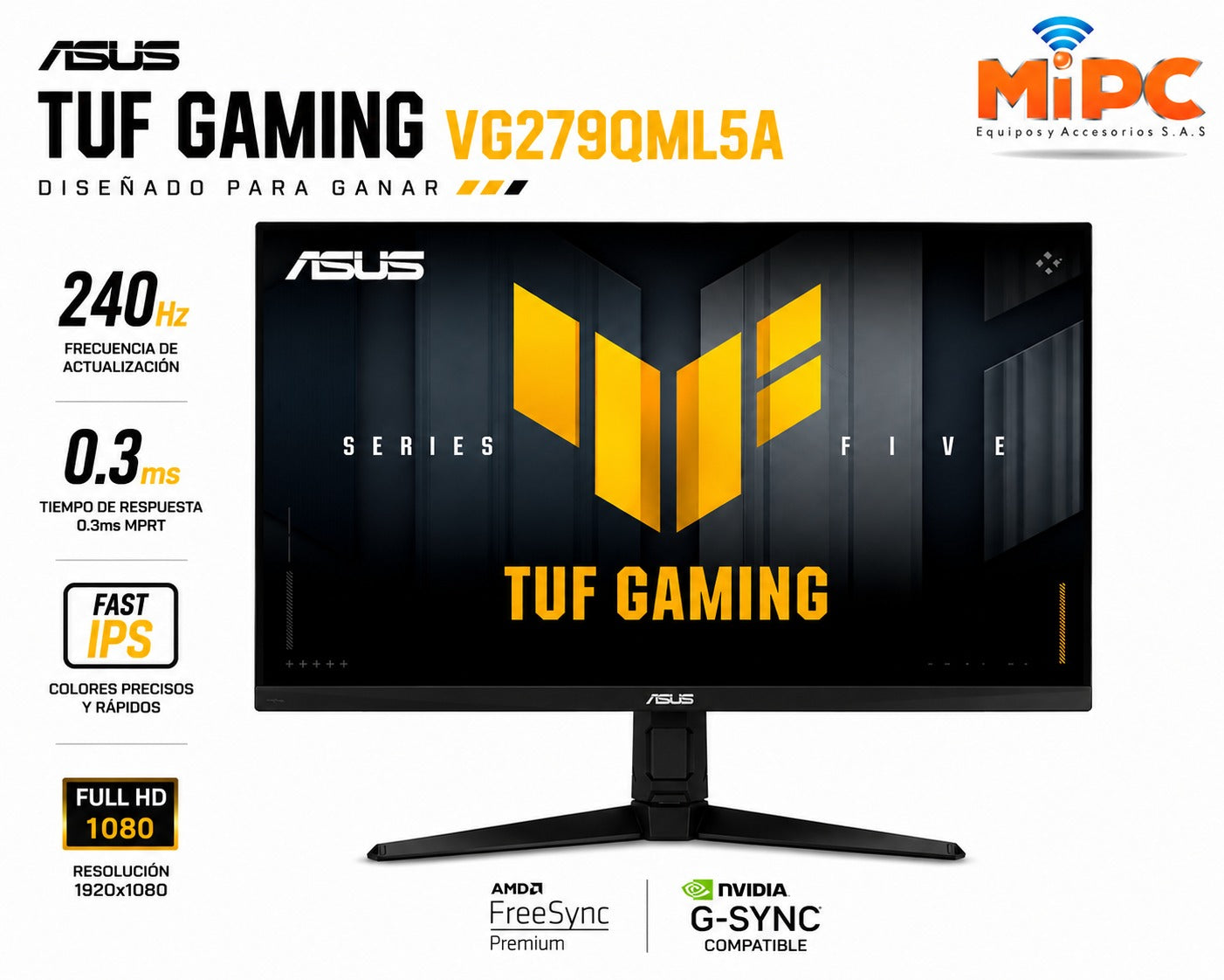 Monitor asus vg279qml5a 27