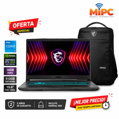 Portatil MSI Thin 15B13UC Core i5