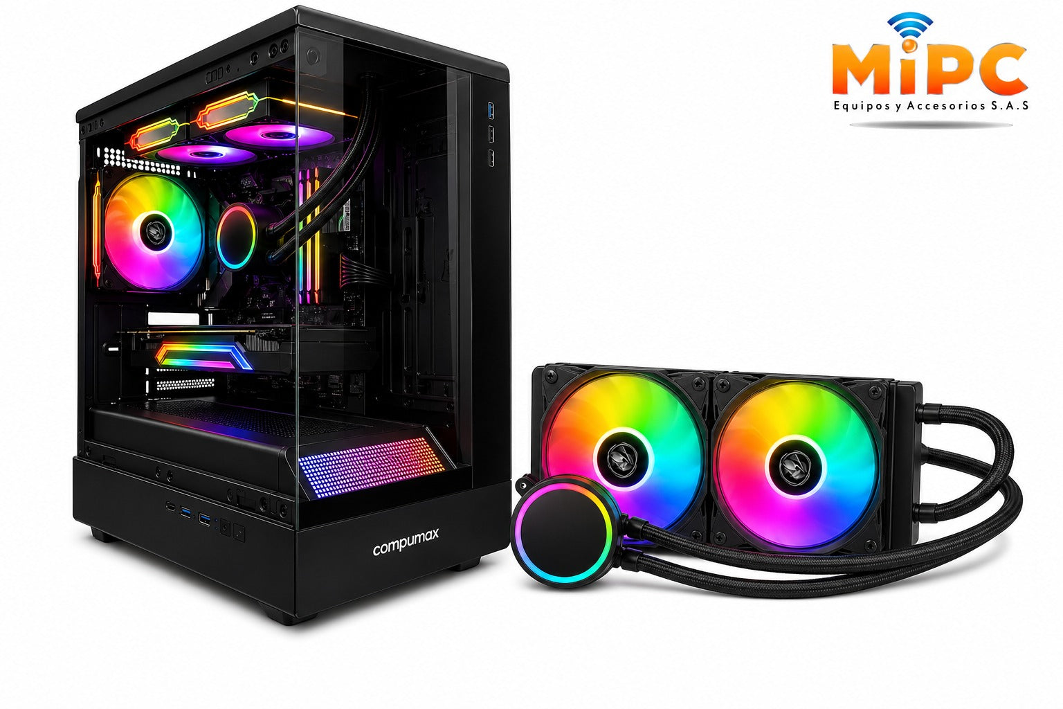 Pc Gamer Ryzen 7 5700G Compumax Liquida 240