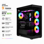 Pc Gamer Ryzen 9 7900X con RTX 5070
