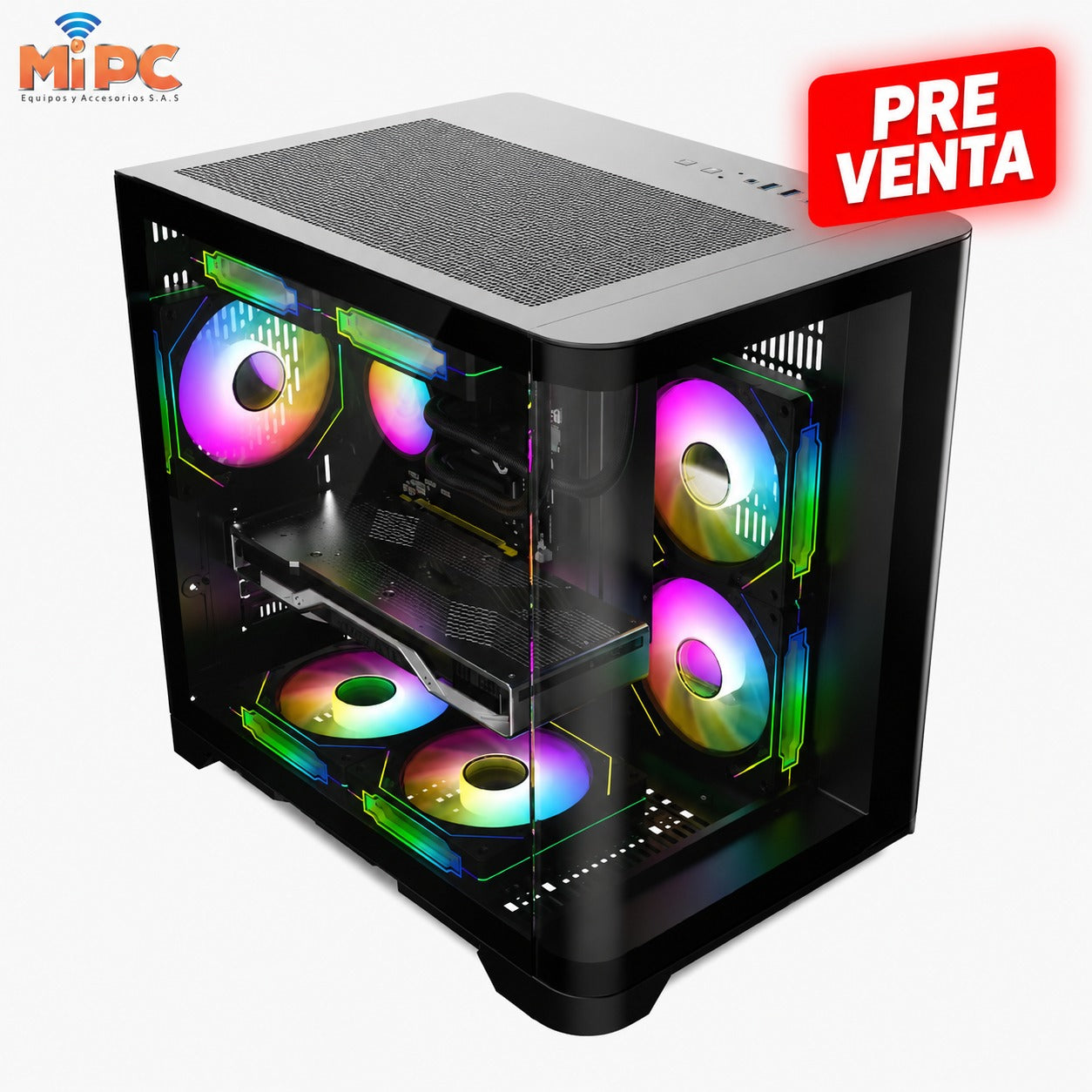 PC Gamer Ryzen 7 8700F + Tarjeta de Video RTX 5060 Ti DDR7 de 8 Gb