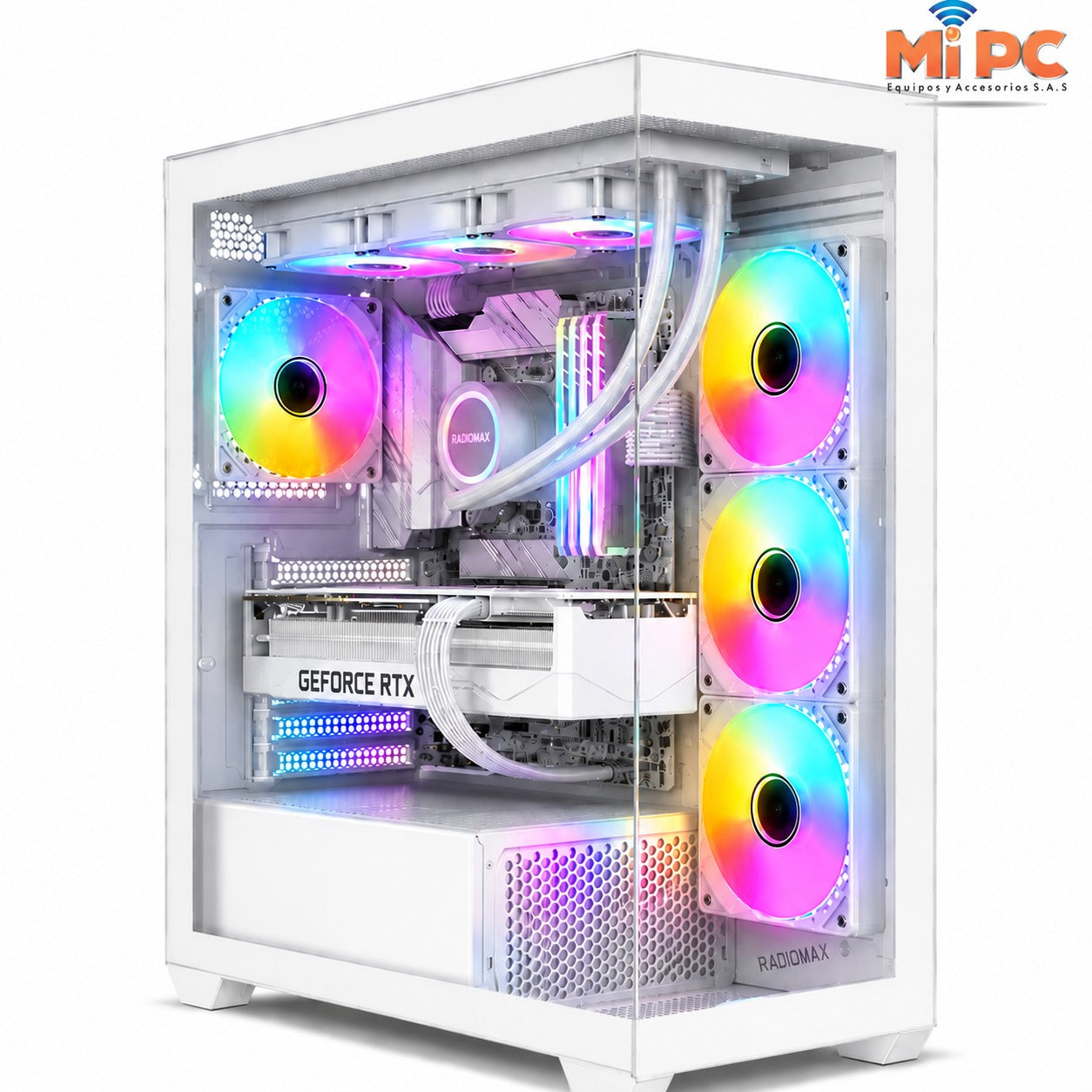 Pc Gamer Ryzen 5 9600X con RTX 5060 White