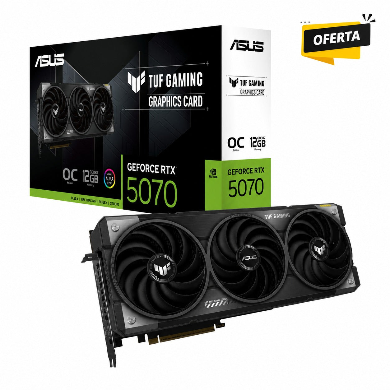 ASUS TUF Gaming GeForce RTX™ 5070 12GB GDDR7 OC Edition