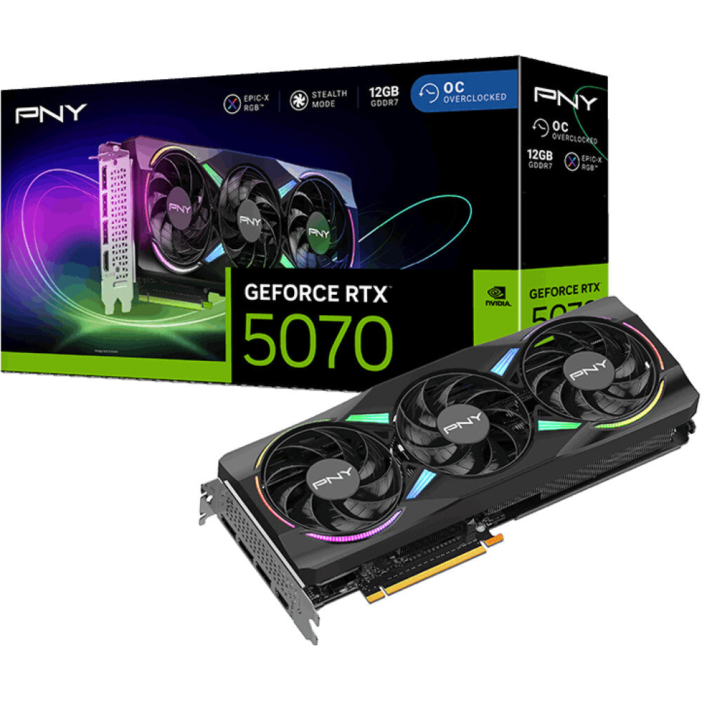 Tarjeta Video RTX 5070 PNY OC RGB