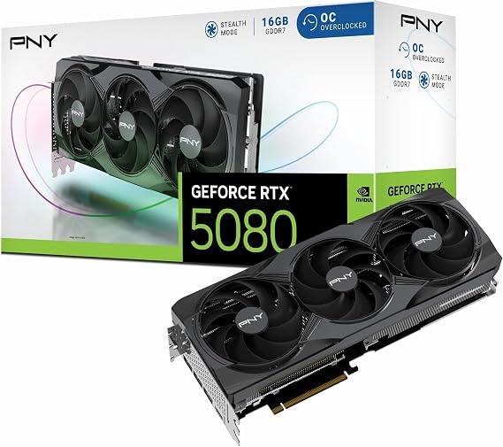 Tarjeta de Video RTX 5080 PNY 3X OC