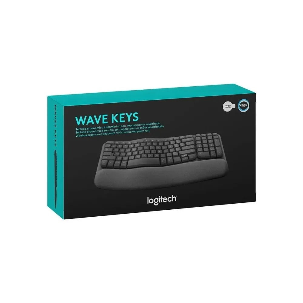Teclado Logitech WAVE KEYS Ergonomico – Mi Pc Equipos SAS