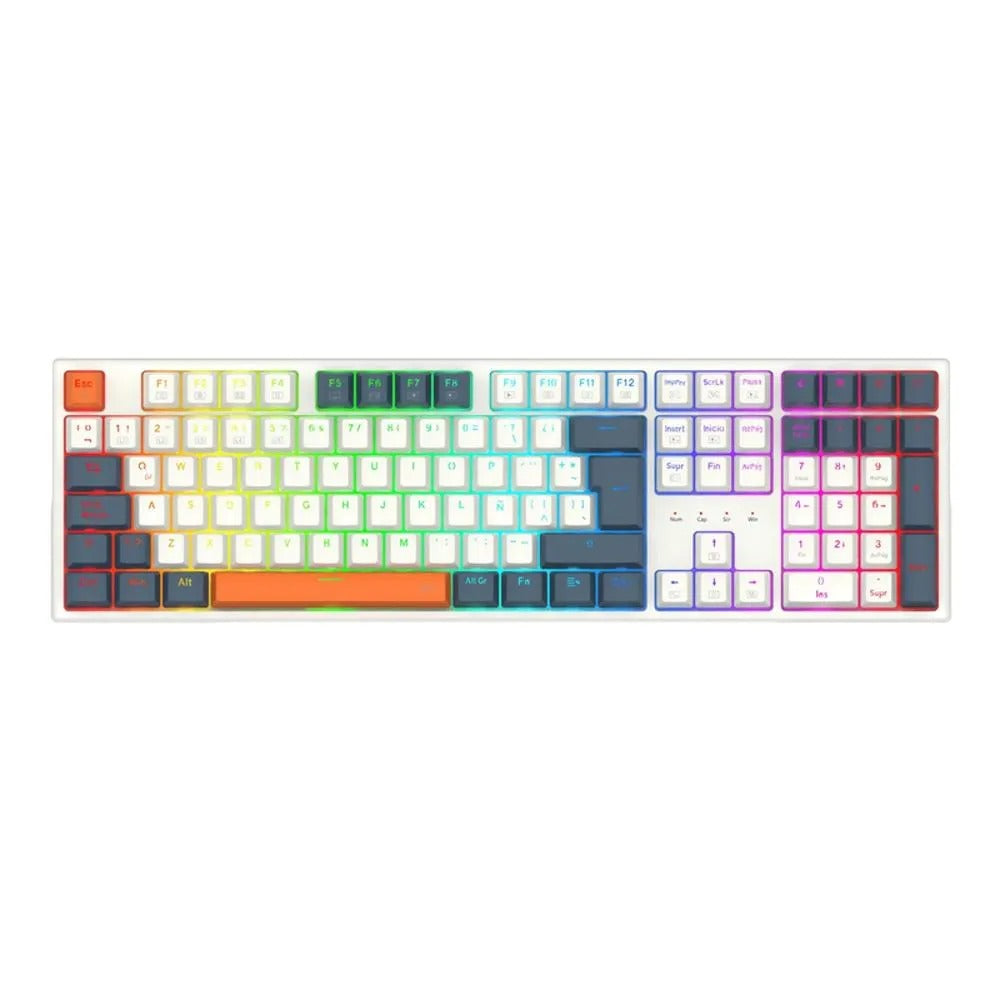 Teclado Mecanico Redragon TRUNDLE K668WBO-RGB