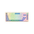 Teclado Redragon Gamer Ucal Pro K673 Bluetooth White-Blue
