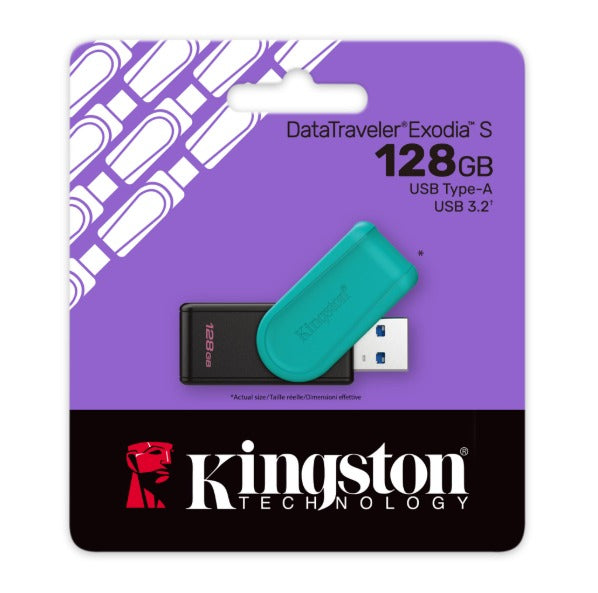 Memoria USB Kingston DataTraveler Exodia S 128GB USB 3.2