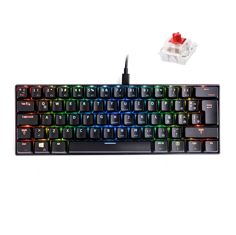 Teclado Gamer VSG Mintaka Negro