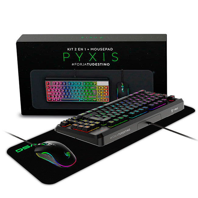 VSG Combo Gamer 3 en 1 PYXIS Teclado, Mouse y Pad